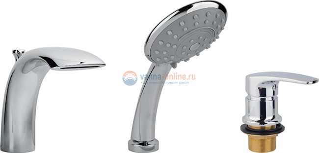 Смеситель Timo Beverly 3030/00Y chrome для ванны, на борт ванны Смеситель Timo Beverly 3030/00Y chrome для ванны, на борт ванны