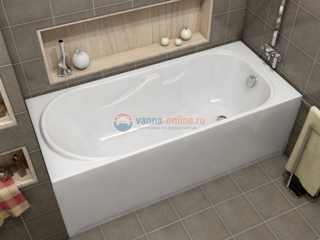 Ванна акриловая Relisan Eco Plus Ницца 170 х 75 см Ванна акриловая Relisan Eco Plus Ницца 170 х 75 см