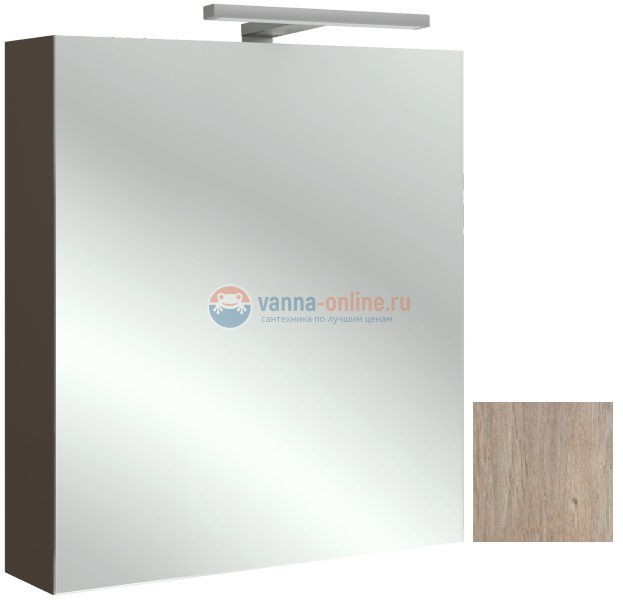 Зеркальный шкаф Jacob Delafon Odeon Up EB795G-E10, 60х65 см, квебекский дуб