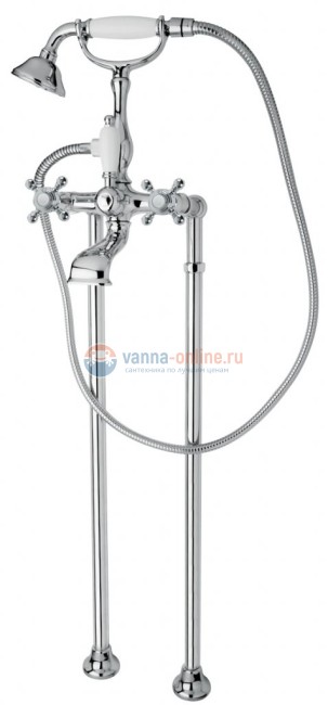 Смеситель Cezares GOLF-VDP-01 для ванны, хром Смеситель Cezares GOLF-VDP-01 для ванны, хром