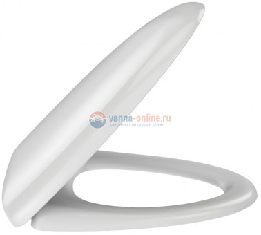 Крышка-сиденье Jacob Delafon Nouvelle Vague E20068-00 из термодюра с микролифтом, быстрым снятием и возможностью установки ночной подсветки