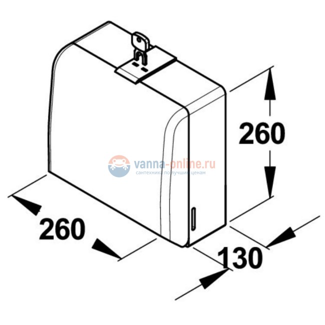 Держатель для бумажных полотенец Presto 60558