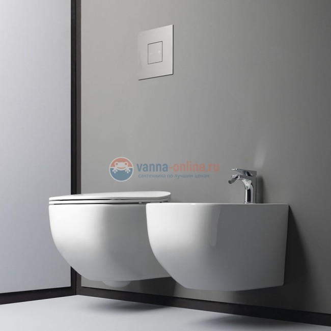 Биде подвесное 520х340мм. AXA White Jam