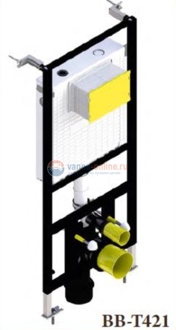 Инсталляция BelBagno BB-T421 для подвесного унитаза