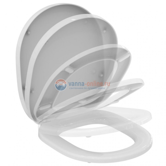 Промо-комплект 2 в 1 Ideal Standard с подвесным унитазом E803501 CONNECT с сидением и крышкой с функцией плавного закрытия E712701 CONNECT Промо-комплект 2 в 1 Ideal Standard с подвесным унитазом E803501 CONNECT с сидением и крышкой с функцией плавного закрытия E712701 CONNECT