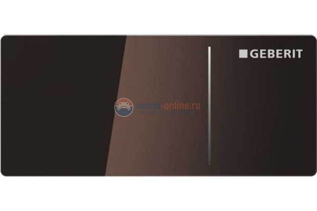Клавиша смыва Geberit Sigma Type 70 115.630.SQ.1, темно-коричневое стекло