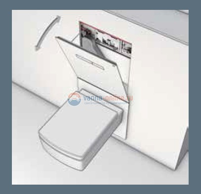 Панель смыва TECElux 9650003 с сенсорным блоком управления, стекло черное