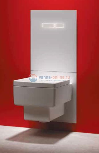 Панель смыва TECElux 9650003 с сенсорным блоком управления, стекло черное