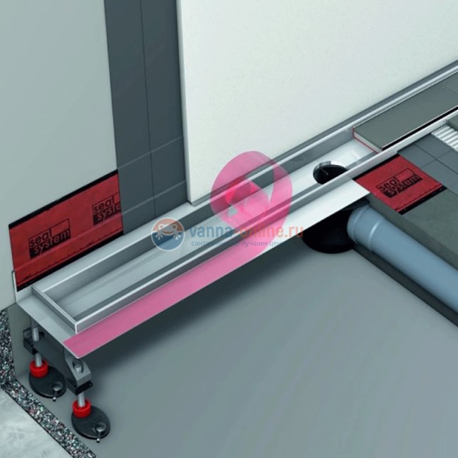 Дренажный канал TECEdrainline 600801 для пристенного монтажа, 80 см