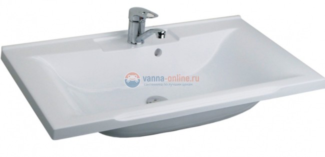 Раковина Акватон Премьер 80 М, 1A702831PR010, круглый слив Раковина Акватон Премьер 80 М, 1A702831PR010, круглый слив