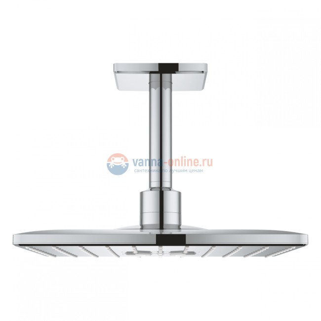 Верхний душ Grohe Rainshower SmartActive Cube 310 26481000, 2 режима струи, хром