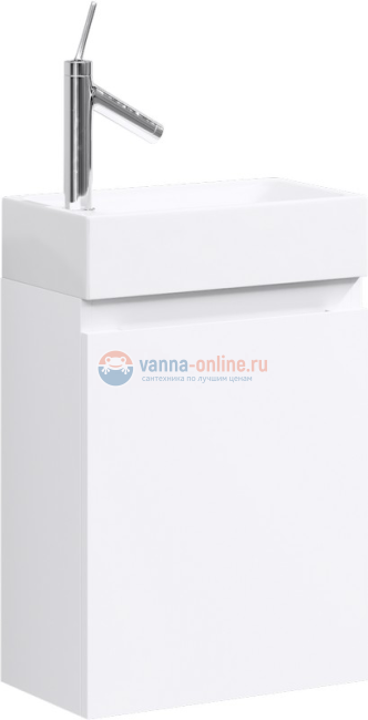 Тумба под раковину Aqwella Леон-МР 40 Ln-MP.01.04/W, белый