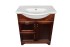 Тумба с раковиной Orange Классик 75 см, напольная, орех