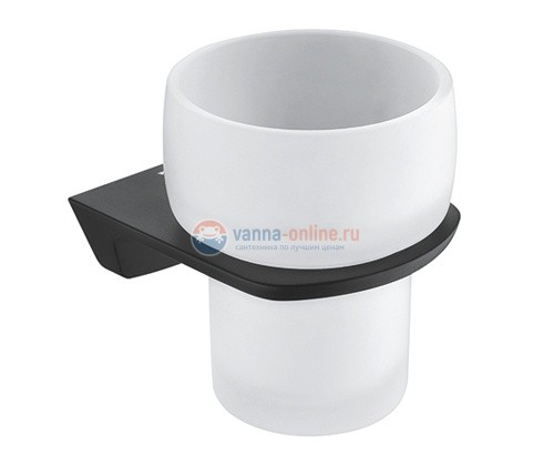 Стакан для зубных щеток с держателем WasserKRAFT Elbe 7228 Стакан для зубных щеток с держателем WasserKRAFT Elbe 7228