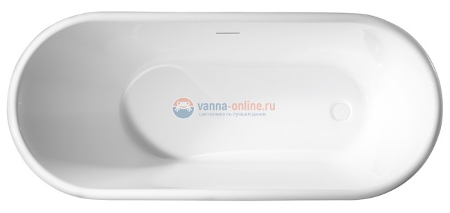 Ванна акриловая Abber AB9272-1.7 170 х 70 x 58 см отдельностоящая, белая
