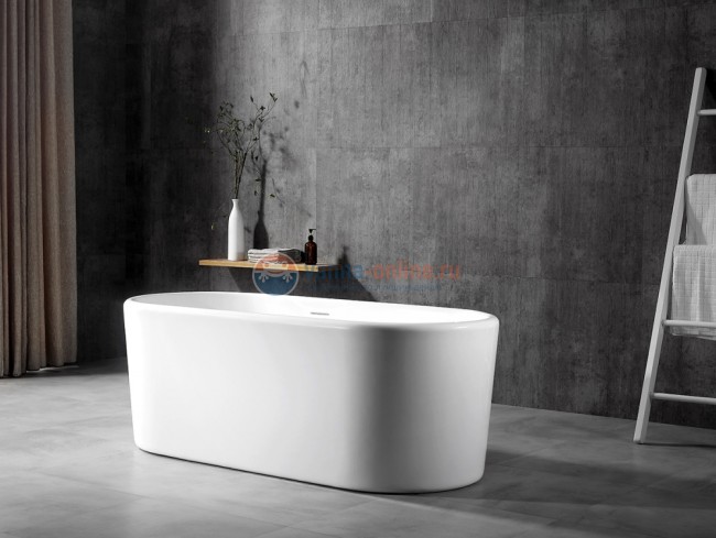 Ванна акриловая Abber AB9272-1.7 170 х 70 x 58 см отдельностоящая, белая