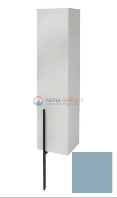 Пенал Jacob Delafon Nouvelle Vague 35 см, EB3047D-G91, цвет аквамарин глянцевый, правый