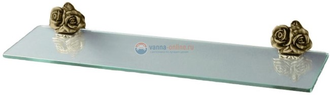 Полка Art&Max Rose AM-0913-B, бронза Полка Art&Max Rose AM-0913-B, бронза