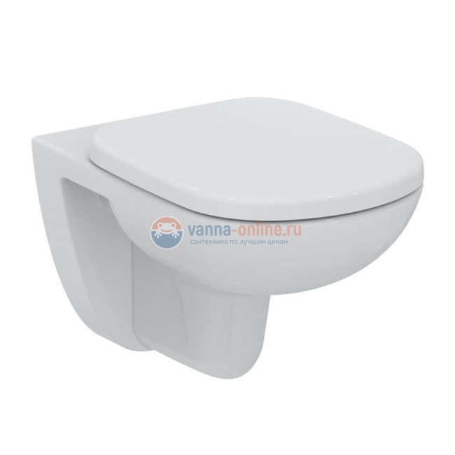 Промо-комплект 2 в 1 Ideal Standard с подвесным унитазом T331101 TEMPO с сидением и крышкой с функцией плавного закрытия T679401 TEMPO