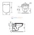 Промо-комплект 2 в 1 Ideal Standard с подвесным унитазом T331101 TEMPO с сидением и крышкой с функцией плавного закрытия T679401 TEMPO