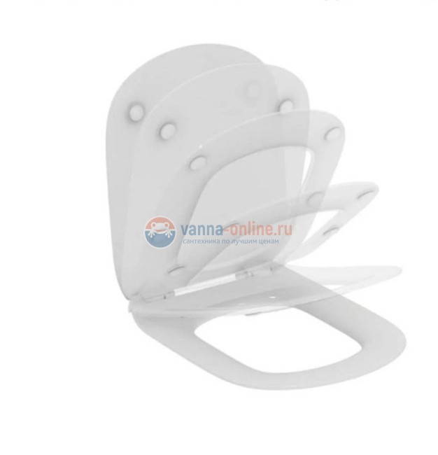 Промо-комплект 2 в 1 Ideal Standard с подвесным унитазом T331101 TEMPO с сидением и крышкой с функцией плавного закрытия T679401 TEMPO