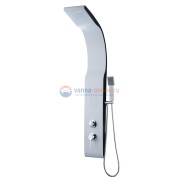 Душевая панель Black&White Stellar Wind W12, белая с черным