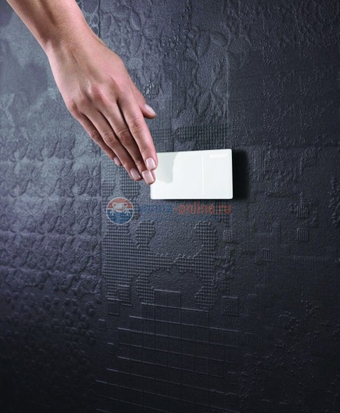 Клавиша Geberit Sigma Type 70 115.635.SQ.1, темно-коричневое стекло