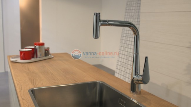 Смеситель Hansgrohe Talis Select S 220 72822000 для кухонной мойки, хром