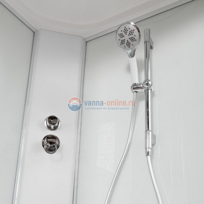 Душевая кабина Deto Em EM2790 90 x 90 см, с крышей, Led с гидромассажем