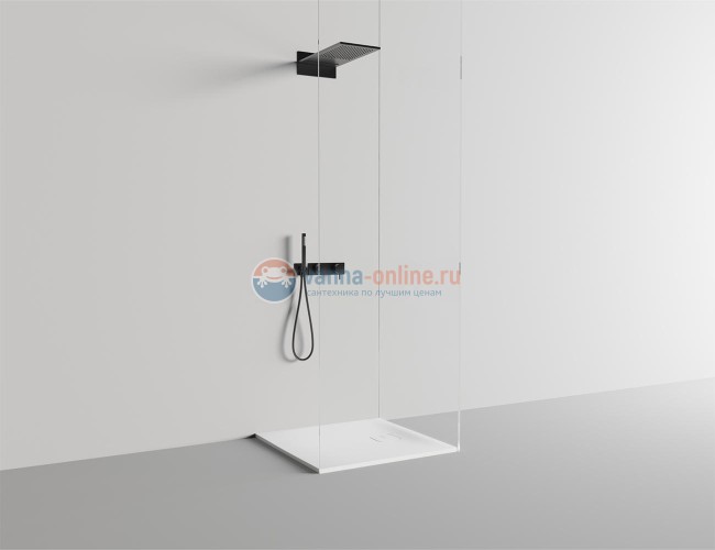 Душевой поддон Salini OASI 90 x 90 x 3 см, из материала Solix, матовый белый 120321M