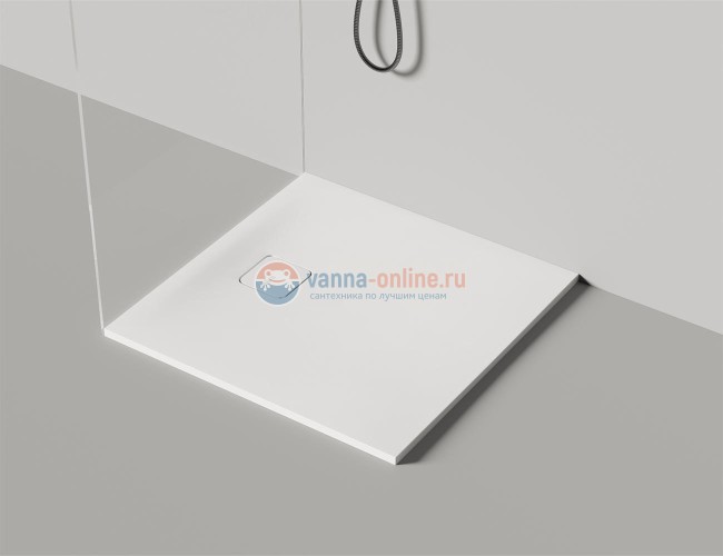 Душевой поддон Salini OASI 90 x 90 x 3 см, из материала Solix, матовый белый 120321M