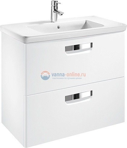 Тумба под раковину Roca The Gap 60 ZRU9302734, цвет белый матовый