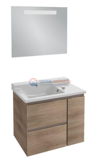 Тумба под раковину Jacob Delafon Soprano 80 EB1330-E10, цвет - квебекский дуб, 76 х 53,5 см