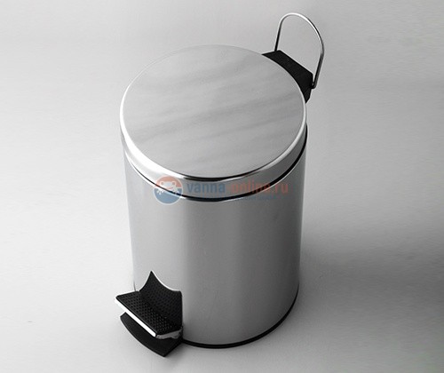 Корзина для мусора WasserKRAFT 635, с педалью, 5 л
