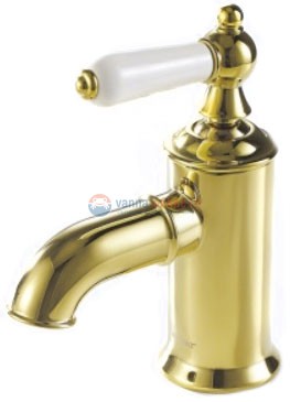 Смеситель Bravat Art River F175109G для раковины, золото