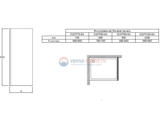 Душевой уголок Jacob Delafon Contra 130 x 90 см XXL с распашной дверью Душевой уголок Jacob Delafon Contra 130 x 90 см XXL с распашной дверью