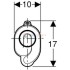 Сифон для писсуара Geberit Uniflex 152.950.11.1