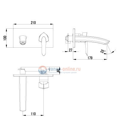 Смеситель Lemark Mars LM3526C для раковины Смеситель Lemark Mars LM3526C для раковины