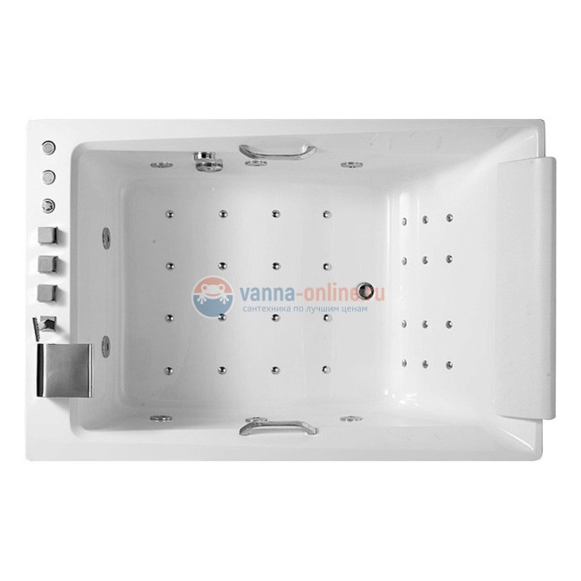 Ванна гидромассажная акриловая Orans BT-65105 L/R, 180 х 120 см, левая