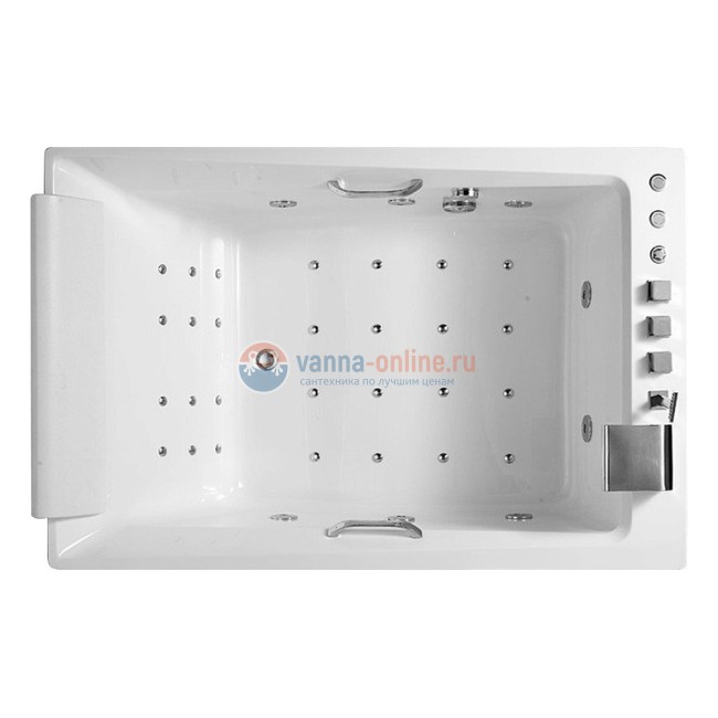 Ванна гидромассажная акриловая Orans BT-65105 L/R, 180 х 120 см, левая