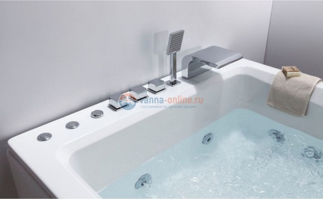 Ванна гидромассажная акриловая Orans BT-65105 L/R, 180 х 120 см, левая