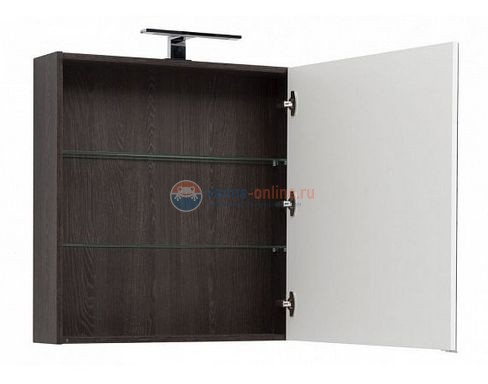 Зеркало-шкаф Aquanet Остин 00201735 75 см, цвет дуб кантербери/белый