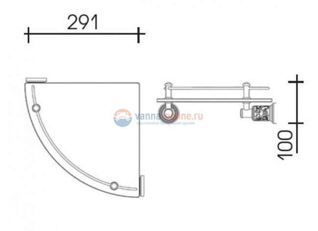 Полка Schein Carving 7065048 Полка Schein Carving 7065048