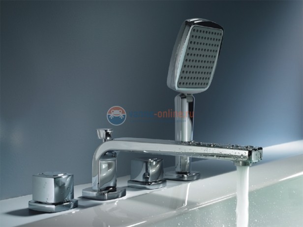 Смеситель Kludi Q-BEO 504240542 для ванны