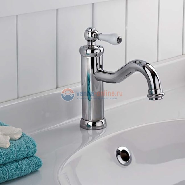 Смеситель для раковины Jacuzzi Rubinetteria Tosca с донным клапаном