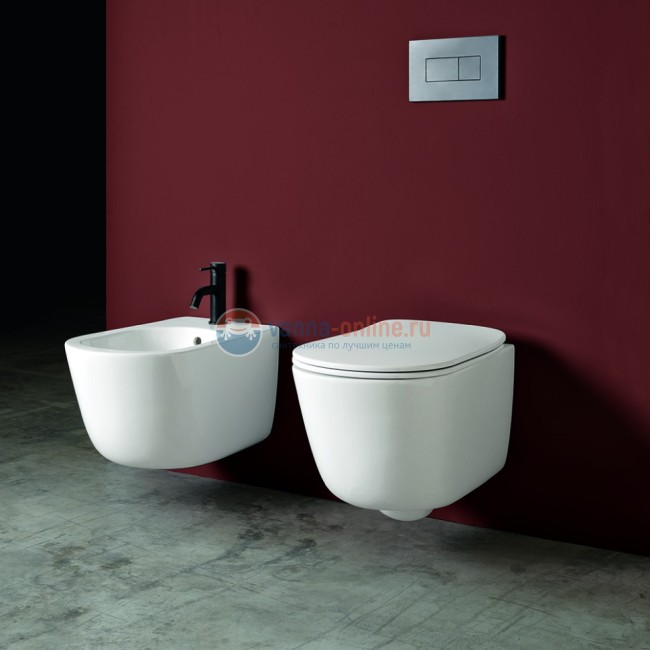 Биде подвесное 550х360мм., AXA Eva