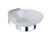 Мыльница стеклянная Bemeta Tasi 154108022 11 x 12.9 x 5.2 см, хром