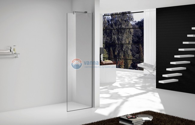 Боковая стенка Gemy Dutch Windmill D70 70 х 190 см, стекло прозрачное, хром