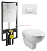 Инсталляция с унитазом Vitra Normus 9773B003-7201, сиденье стандарт
