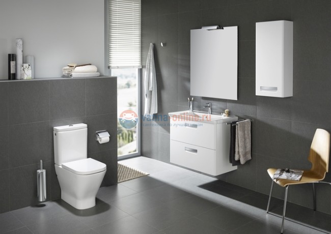 Напольный унитаз Roca Gap 34273700H, безободковый